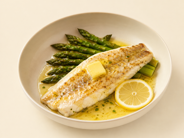 Branzino al burro e limone