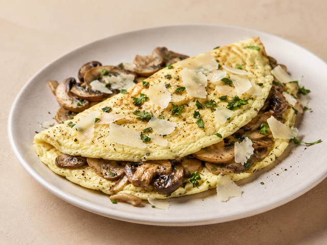 Frittata di albumi e funghi — foto in arrivo