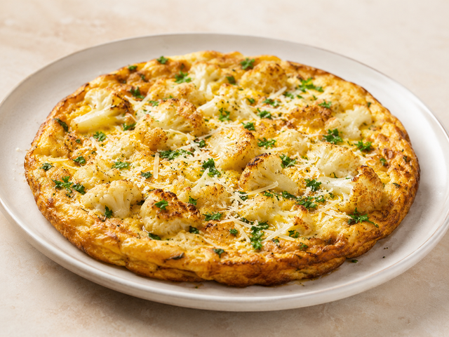 Frittata di cavolfiore — foto in arrivo