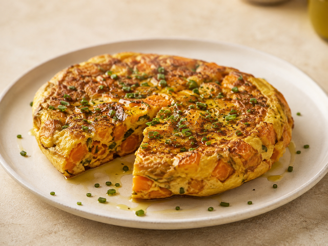 Frittata di patata dolce — foto in arrivo