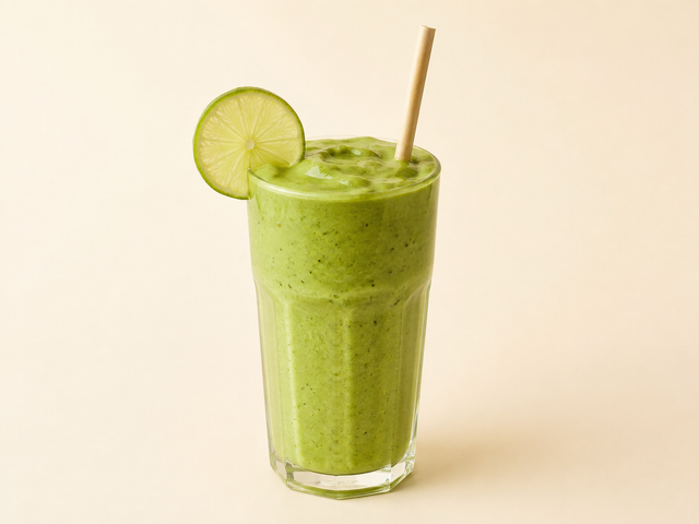 Frullato verde con avocado — foto in arrivo