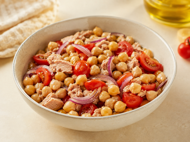 Insalata di ceci e tonno — foto in arrivo