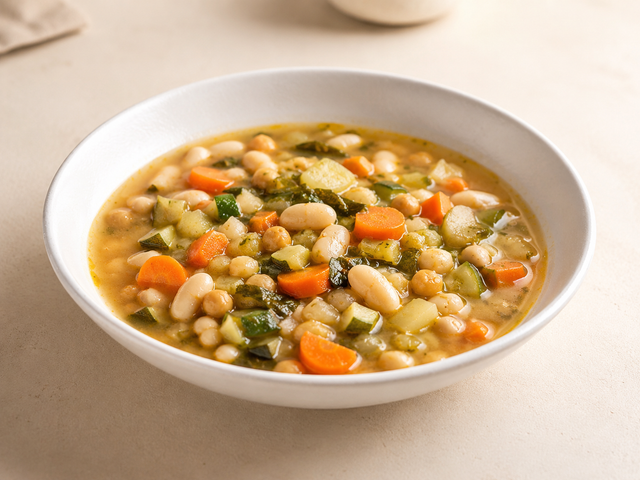 Minestrone di legumi — foto in arrivo