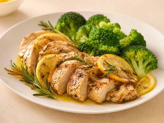 Pollo al limone e rosmarino — foto in arrivo