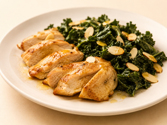 Pollo con cavolo nero — foto in arrivo