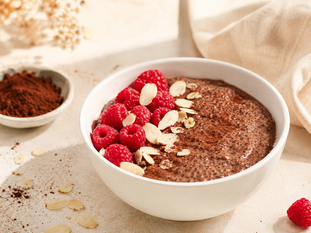 Pudding di chia al cacao — foto in arrivo