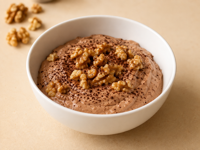 Skyr al cacao e noci — foto in arrivo