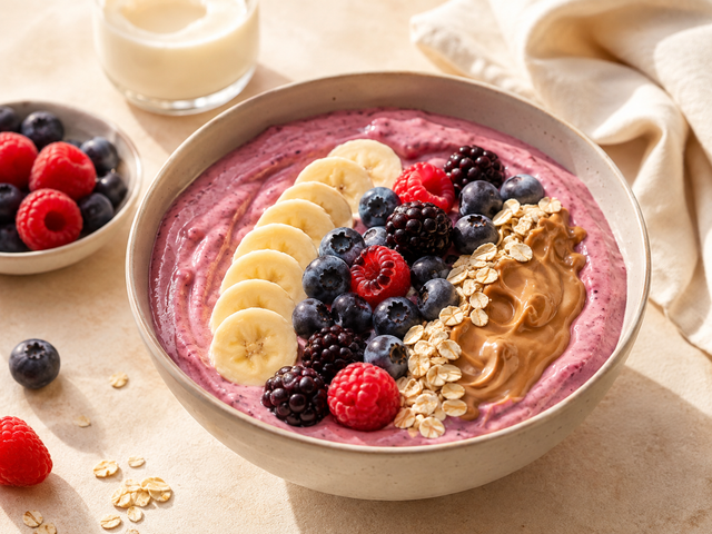 Smoothie bowl proteico — foto in arrivo