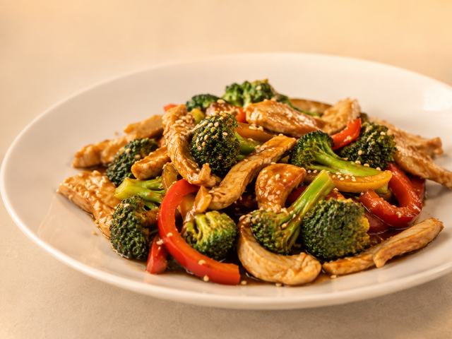Tacchino e verdure al wok — foto in arrivo
